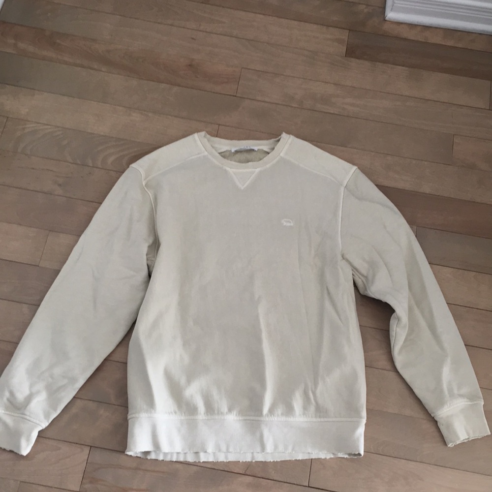 FRAME vintage like terry crew sweatshirt
